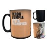 Taza Mágica Evita Eva Duarte Abrazo Perón Cumple Cerámica