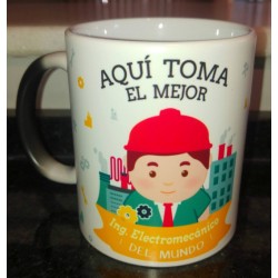 Taza Mágica Ingeniero Electromecánico Profesiones Abogada