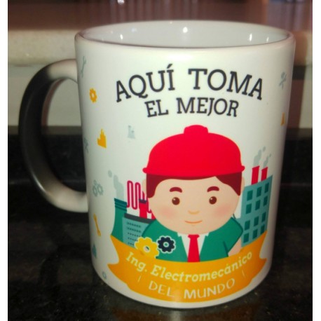 Taza Mágica Ingeniero Electromecánico Profesiones Abogada