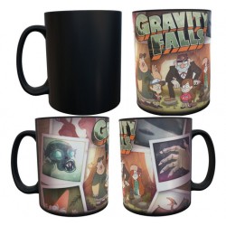 Taza Mágica Gravity Falls Dipper Mabel Cerámica