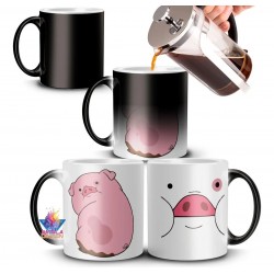 Taza Mágica Gravity Falls Mabel Pato Chancho Modelo 02