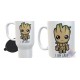 Combo Kit Set Taza Y Jarro Baby Groot I Am Groot Térmico