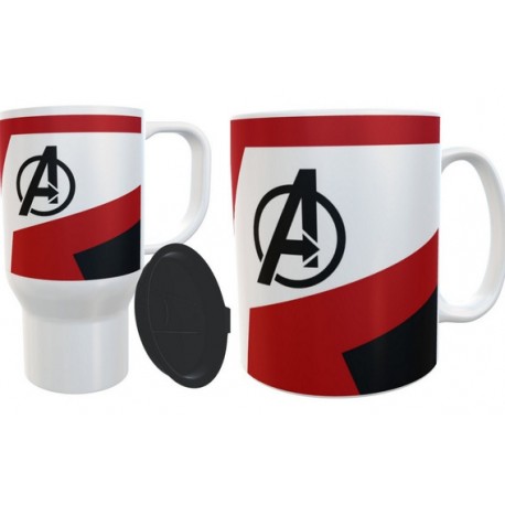 Combo Taza Y Jarro Térmico Avengers Endgame Universo Cuantic