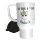 Combo Unicornio Taza Y Jarro Térmico Los Odio A Todos Set