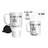 Combo Unicornio Taza Y Jarro Térmico Los Odio A Todos Set