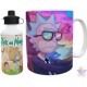 Taza Y Botella Alum Rick Y Morty Fuck You Viajando Combo Kit