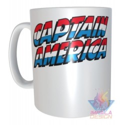 Taza Plástica Capitán América Escudo Vengador Irrompible