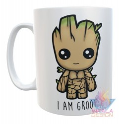 Taza Plástica Baby Groot I Am Groot Irrompible