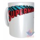 Taza Plástica Superman Dc Comics Logo Irrompible