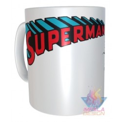 Taza Plástica Superman Dc Comics Logo Irrompible