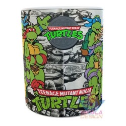 Taza Plástica Tortugas Ninja Mutantes Mod01 Irrompible