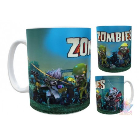 Taza Plástica Plants Vs Zombies Juego Heroes Irrompible