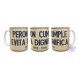 Taza Plástica Juan Domingo Perón Cumple Evita Dignifica