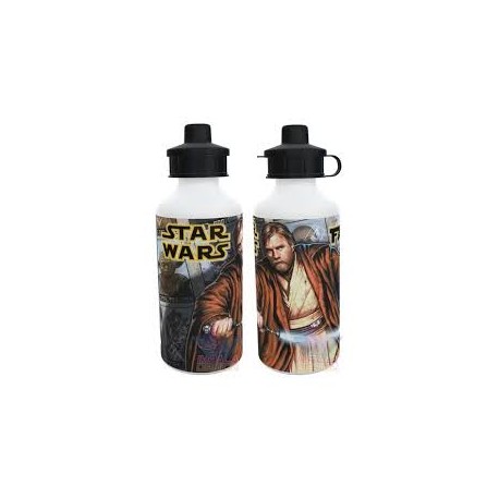 Star Wars Botella Deportiva Jedi Obi Wan Kenobi Doble Tapa