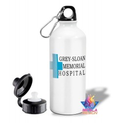 Botella Greys Anatomy Logo Sloan Memorial Hospital