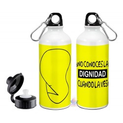 Botella Simpson Conoces La Dignidad Deportiva Aluminio