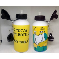 Los Simpsons Botella Deportiva Si Tocas Hay Tabla