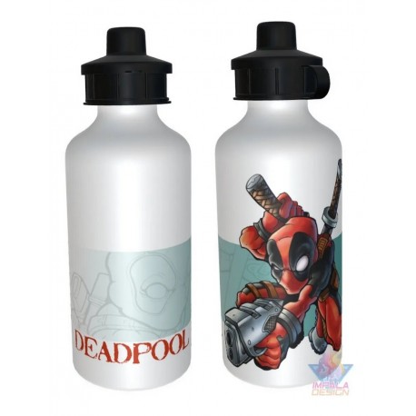 Botella Deportiva Deadpool Comic Marvel Universe 2 Tap Alum