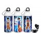 Botella Dragon Ball Goku Deportiva Aluminio 2 Tapas