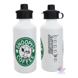 Botella Deportiva Starbucks Snoopy Coffee Café Logo 2 Tapas