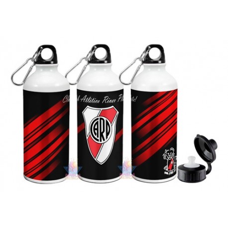 Botella Deportiva Club Atlético River Plate Escudo 2 Tapas