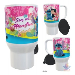 Jarro Térmico Stitch Lilo Monstruo Favorito Disney Plástico