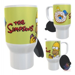 Jarro Térmico Simpson Homero Donuts Donas Logo Plástico