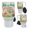 Jarro Térmico Rick Y Morty Fuck You Viajando Plástico