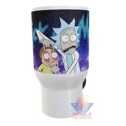 Jarro Térmico Rick Y Morty Ojos Universo Plástico