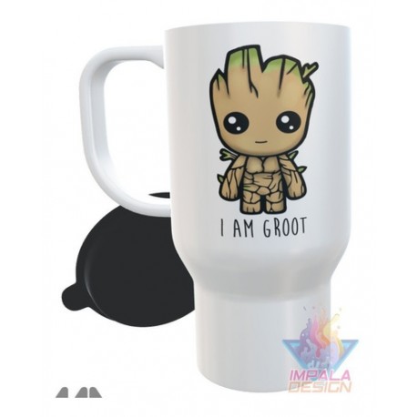 Jarro Térmico Baby Groot I Am Groot Plástico