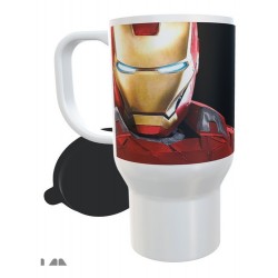 Jarro Térmico Plástico Iron Man Stark Industries