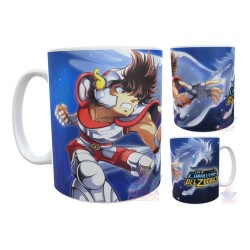 Taza Pegaso Seiya Caballeros Del Zodiaco Cerámica Signo