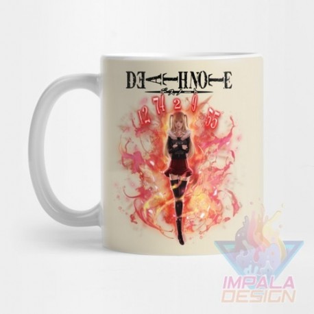 Taza Death Note Manga Ryuk Misa Yagami Cerámica Anime Mod03