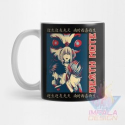 Taza Death Note Manga Ryuk Misa Yagami Cerámica Anime Mod10