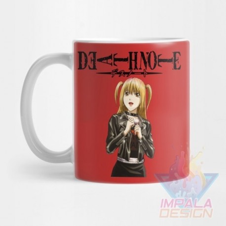 Taza Death Note Manga Ryuk Misa Yagami Cerámica Anime Mod16