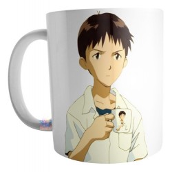 Evangelion Shinji Taza Cerámica Café Anime Manga