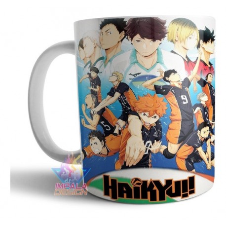 Haikyuu Taza De Cerámica Serie De Manga Comic Personajes