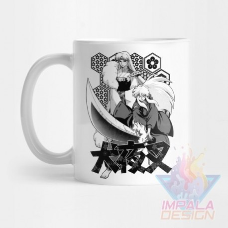 Taza Inuyasha Sengoku Manga Cerámica Anime Japón Kagome Mod2