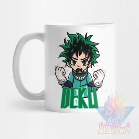 Taza Izuku Midoriya My Hero Academia Deku Cerámica Mod05