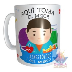 Taza Kinesiólogo Cerámica Profesiones Abogada Maestra Doctor