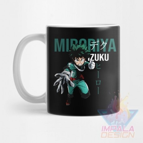 Taza Izuku Midoriya My Hero Academia Deku Cerámica Mod06