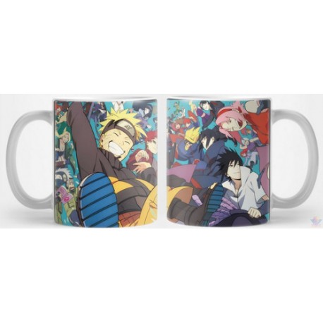 Taza Naruto Uzumaki Shippuden Comic Manga Cerámica Mod 10