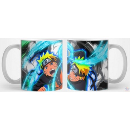 Taza Naruto Uzumaki Shippuden Comic Manga Cerámica Mod 11