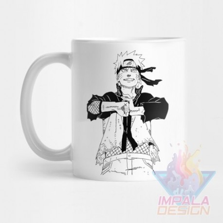 Taza Naruto Uzumaki Shippuden Comic Manga Cerámica Mod 13