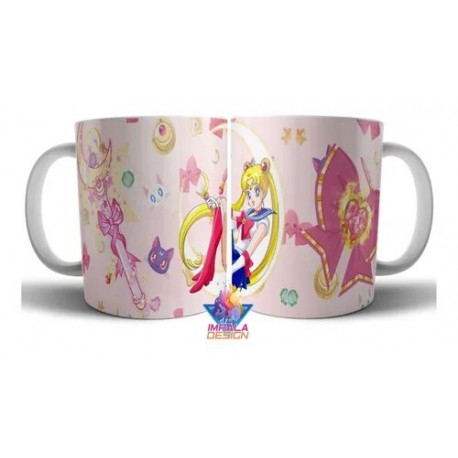 Sailor Moon Taza Cerámica Mars Mercury Jupiter Venus Animé