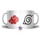 Naruto Shippuden Taza De Cerámica Akatsuki Nube Logo