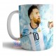 Taza De Cerámica Messi Camiseta Argentina 10 Varios Modelos