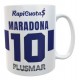 Maradona Gimnasia Y Esgrima Camiseta Taza Lobo La Plata 10