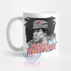 Taza Maradona Diego Armando La Mano De Dios Cerámica Mod3