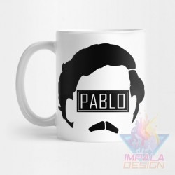 Taza Pablo Escobar Patrón Mal Narcos Plata Plomo Cerámica M10